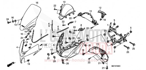FRONT COVER (FJS400D9/FJS400A) FJS400A9 de 2009